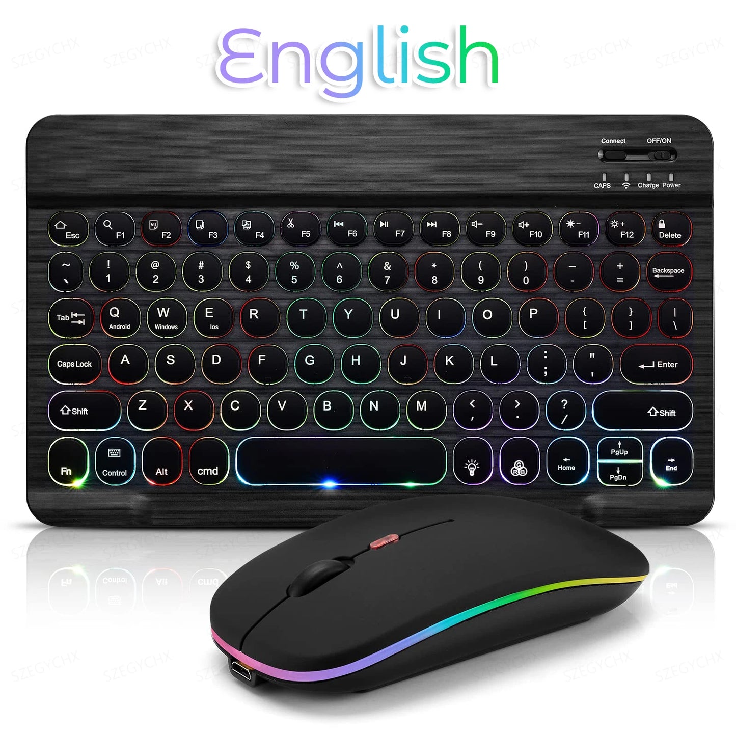 Bluetooth Wireless Magic for iPad 9 Generation Air Pro Mini Keyboard Mouse 11/10/9inch Tablet Keyboard for xiaomi Samsung Huawei