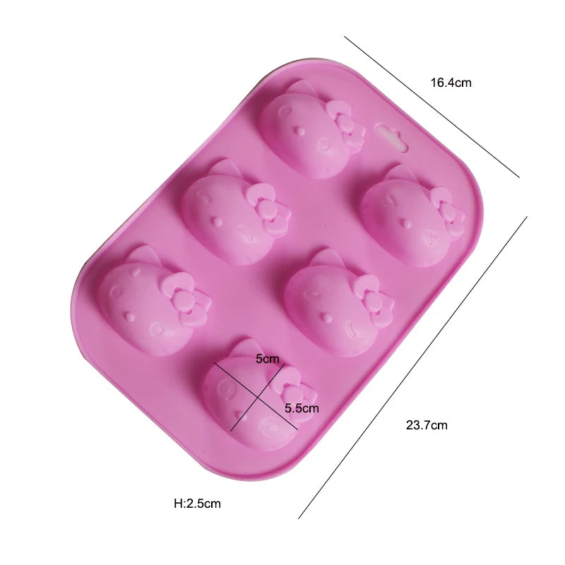 Cartoon Silicone Molds for Baking | Animal Chocolate & Soap Moulds – Stitch, Bear, Duck