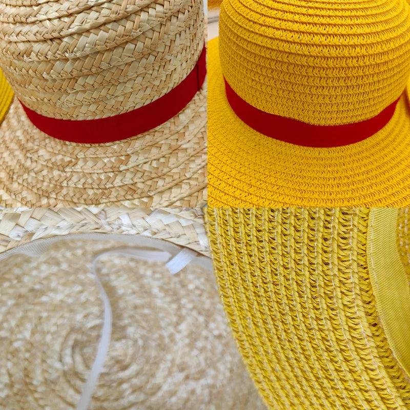 Luffy Straw Hat - Unisex Anime Cosplay Sun Hat for Adults & Kids