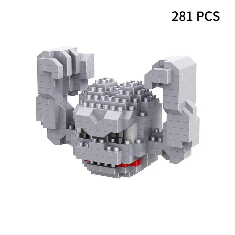 Building Blocks Assembly Anime Picachu Charizard Doll Blastoise Bulbasaur Gengar Bricks Figures Toy for Kid Gift