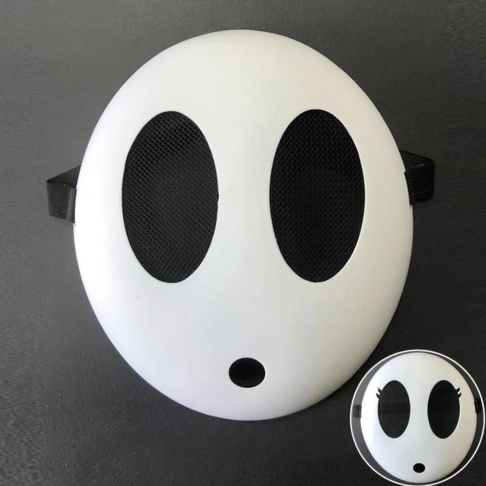 Shy Guy Cosplay Mask - Fun Plastic Mask for Halloween, Carnival, and Party Costumes