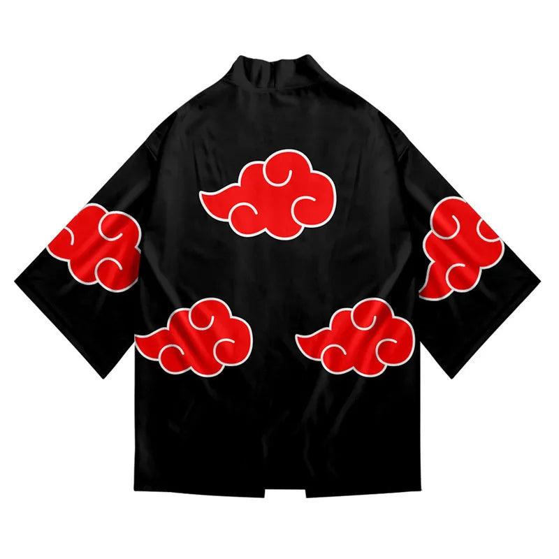 Unleash Your Inner Ninja! Akatsuki Cloud Cloak - Anime Cosplay Costume & Versatile Cardigan