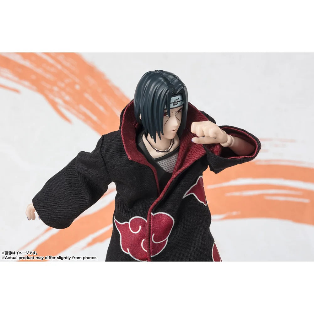 BANDAI S.H.Figuarts Itachi Uchiha Narutop99 Figure | Naruto Anime Collectible