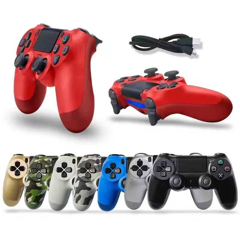 2026 New Wireless Game Controller for PS4/Slim/Pro Wireless Gamepad For PC Dual Vibration Joystick For IOS/Android