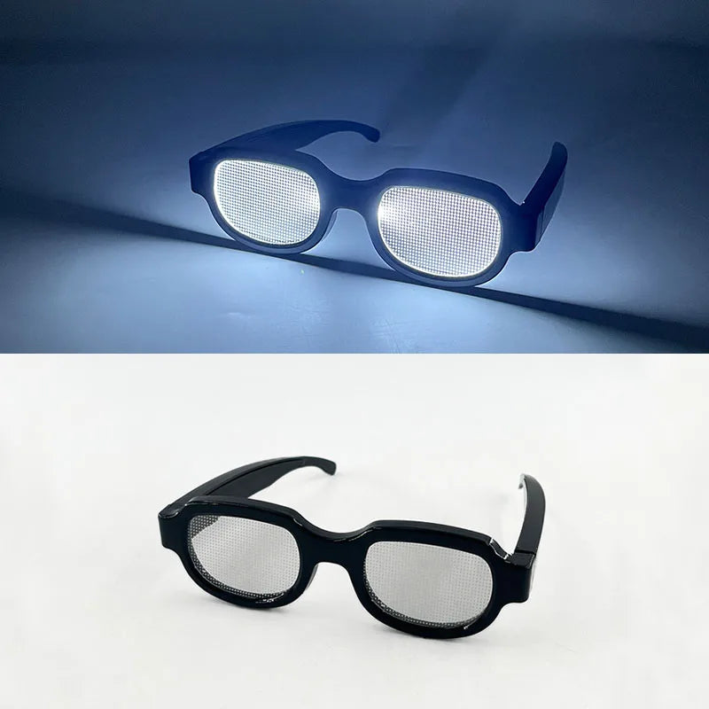 Detective Conan LED Glasses & Bowtie – Light-Up Cosplay Accessories