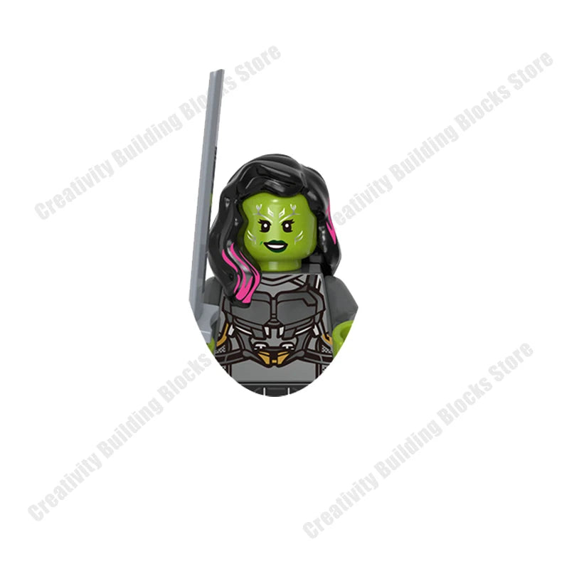 Disney Hot 3D mini Avengers superhero Character Model Set Building Blocks Assembling Toys Children's Birthday Gifts Boys Girls