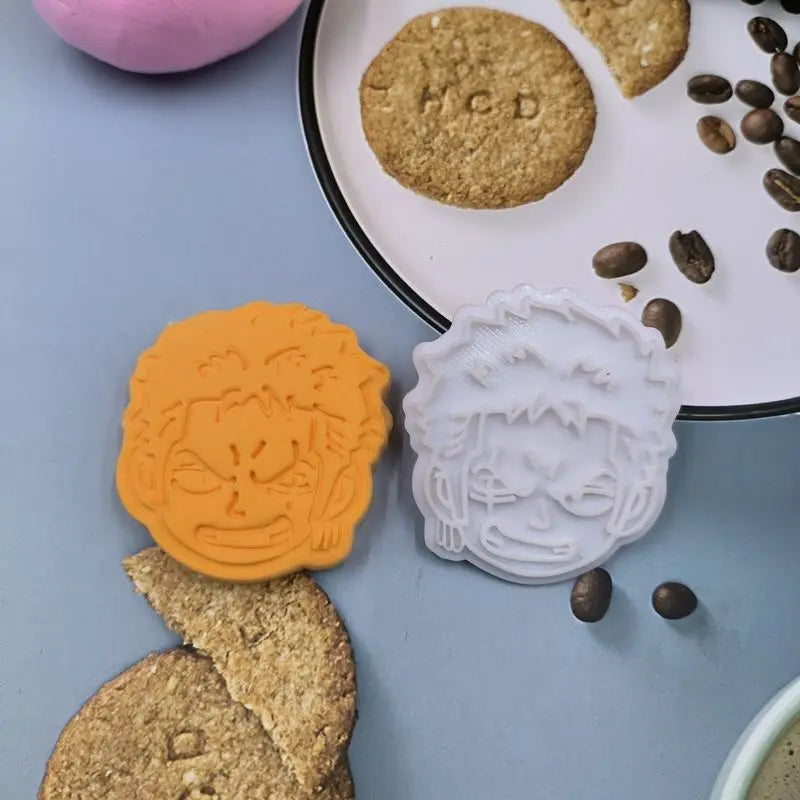 One Piece Cookie Cutter Set | Luffy & Zoro Biscuit Moulds for Fun Baking