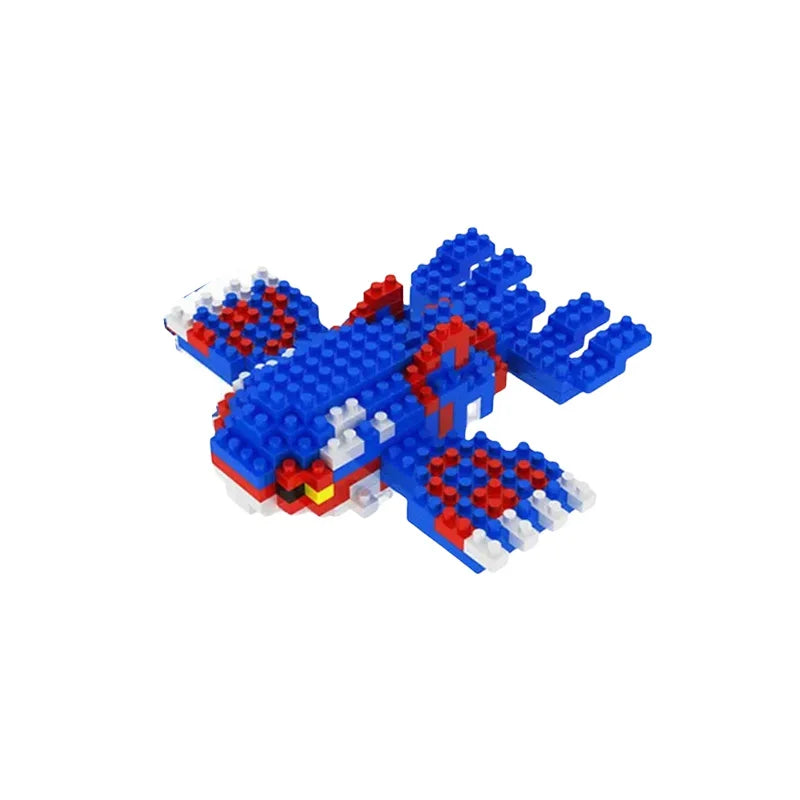 66pcs Pokemon Small Building Nanoblock Cartoon Pikachu Animal Model Education Game Graphics Pokemon Toys For Kids Birthday