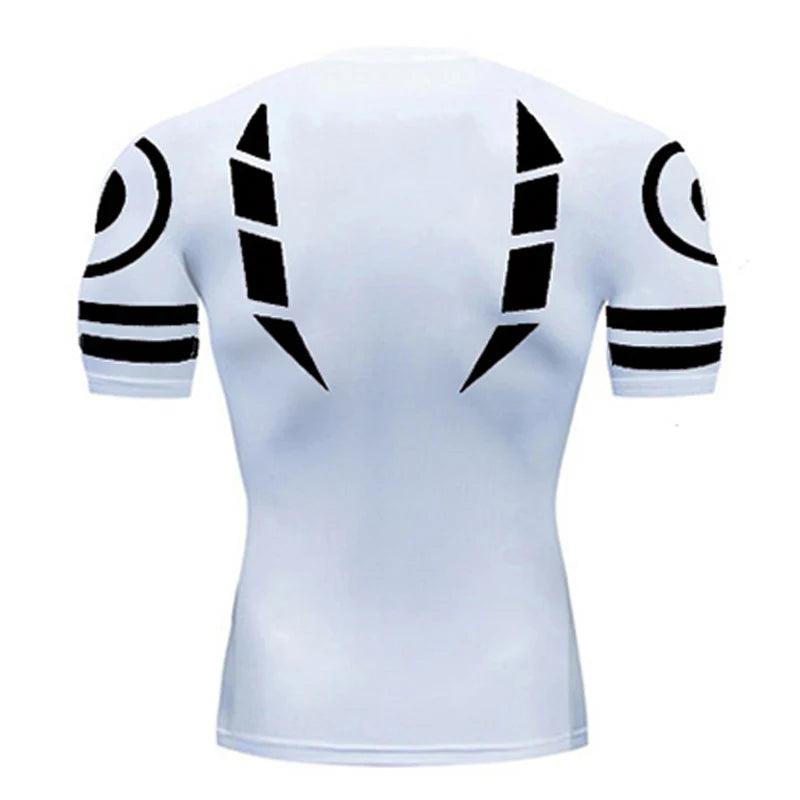 3D Print Men's Athletic Compression Shirt - Quick-Dry Gym & Workout Top