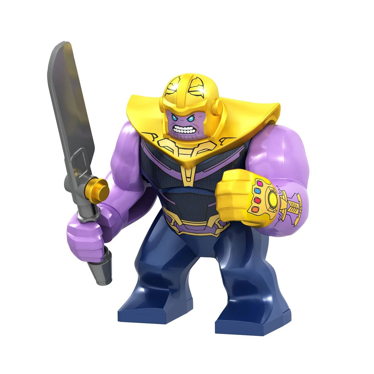 New Marvel 3D superhero characters large model building blocks assembly toys children's birthday gifts boys girl