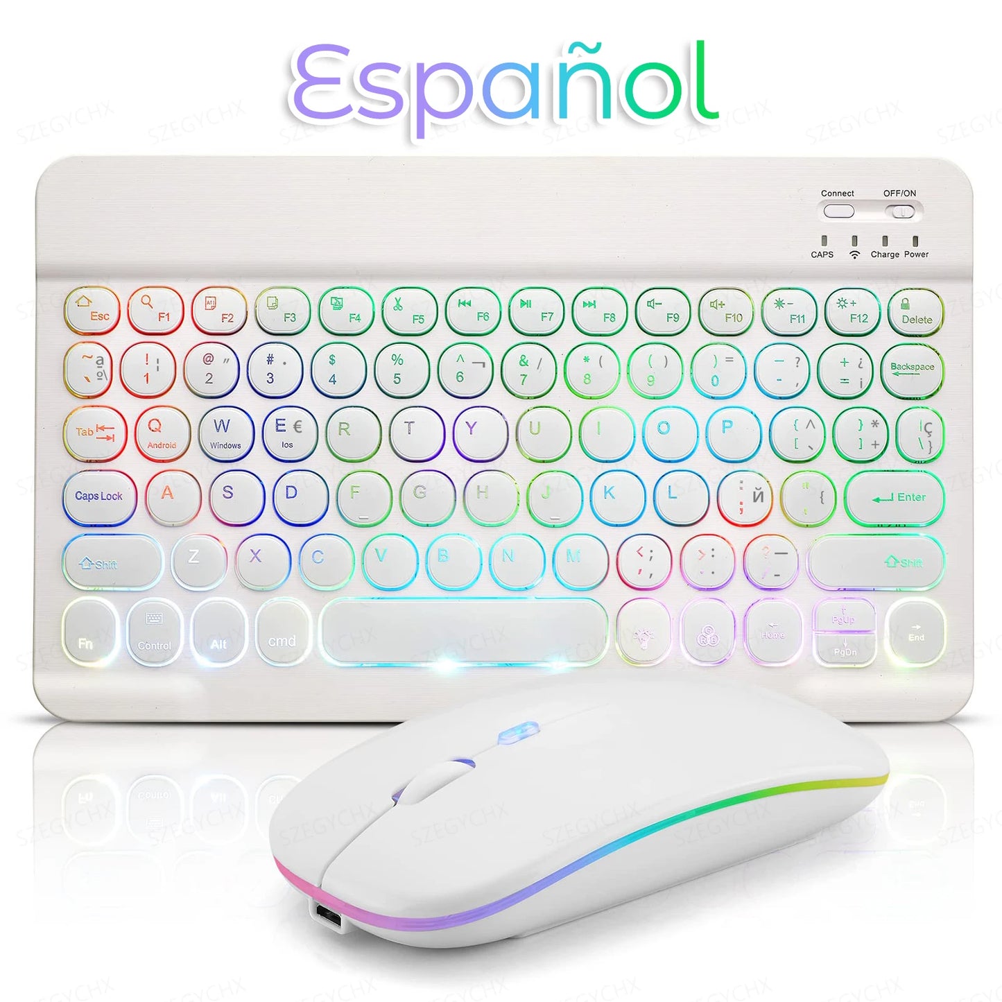 Bluetooth Wireless Magic for iPad 9 Generation Air Pro Mini Keyboard Mouse 11/10/9inch Tablet Keyboard for xiaomi Samsung Huawei
