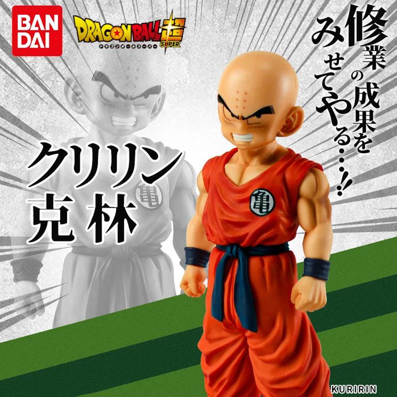 Power Up Your Collection! Dragon Ball Z Super Saiyan Krillin Action Figure - 18cm PVC Figure, Perfect for DBZ Fans!