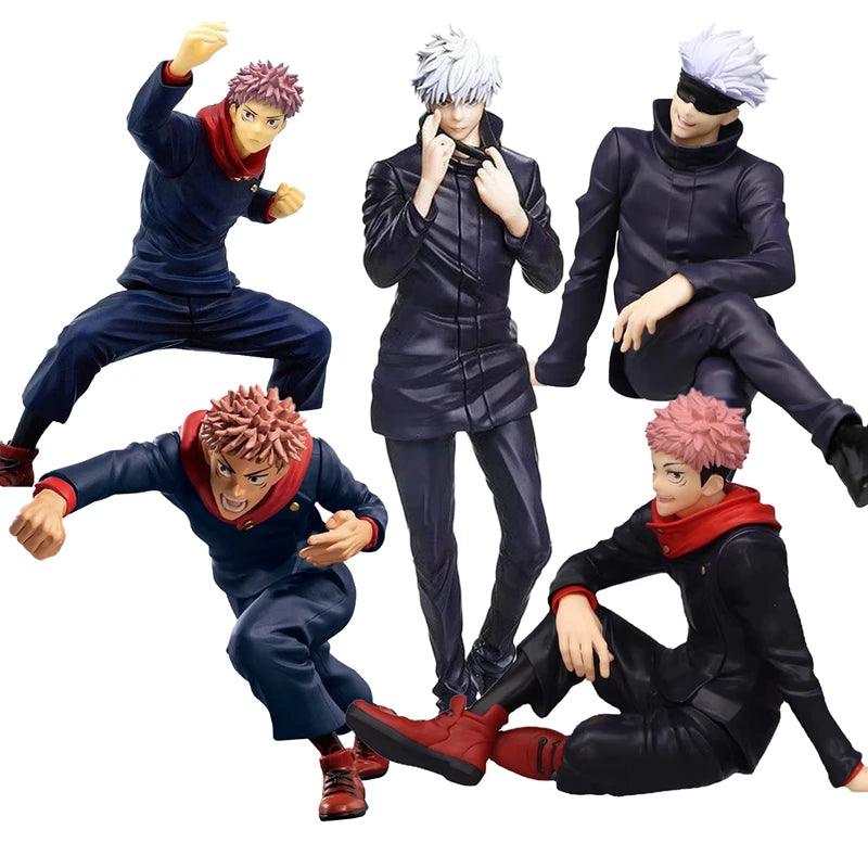 Styles Jujutsu Kaisen Figure Itadori Yuji Action Figure Gojo Satoru Figurine PVC Collection Model Toys Anime Gifts for Boys - Rexpect Nerd