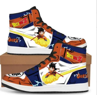 Dragon Ball Z Super Anime Son Goku Sneakers Casual Shoes Basketball Shoes Cartoon Printing Comfortable Flat Shoes Birthday Gift