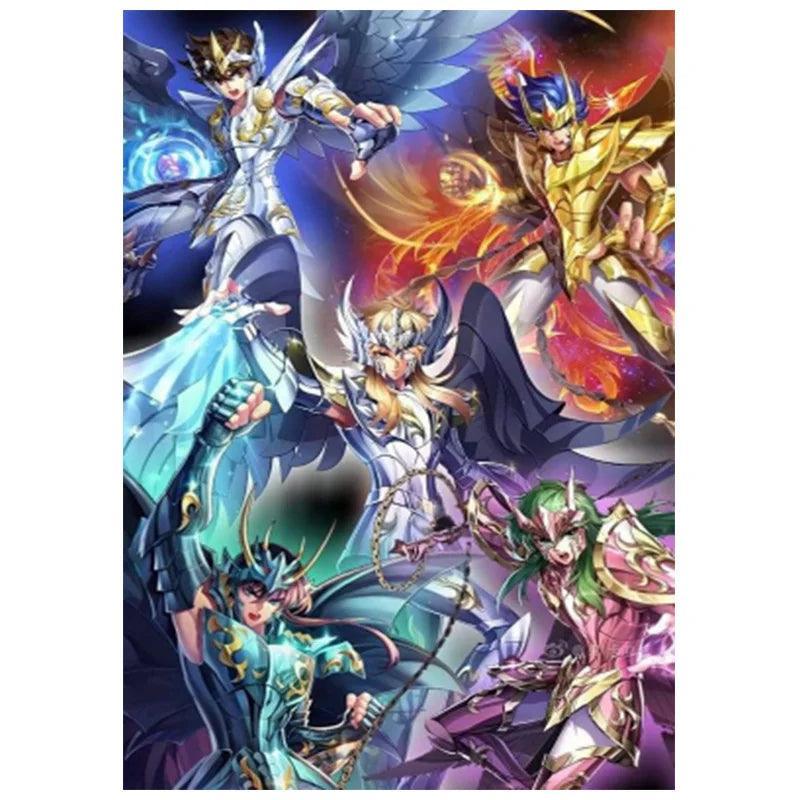 Unleash the Power of the Cosmos with a Saint Seiya 5D Diamond Painting Kit! - Rexpect Nerd