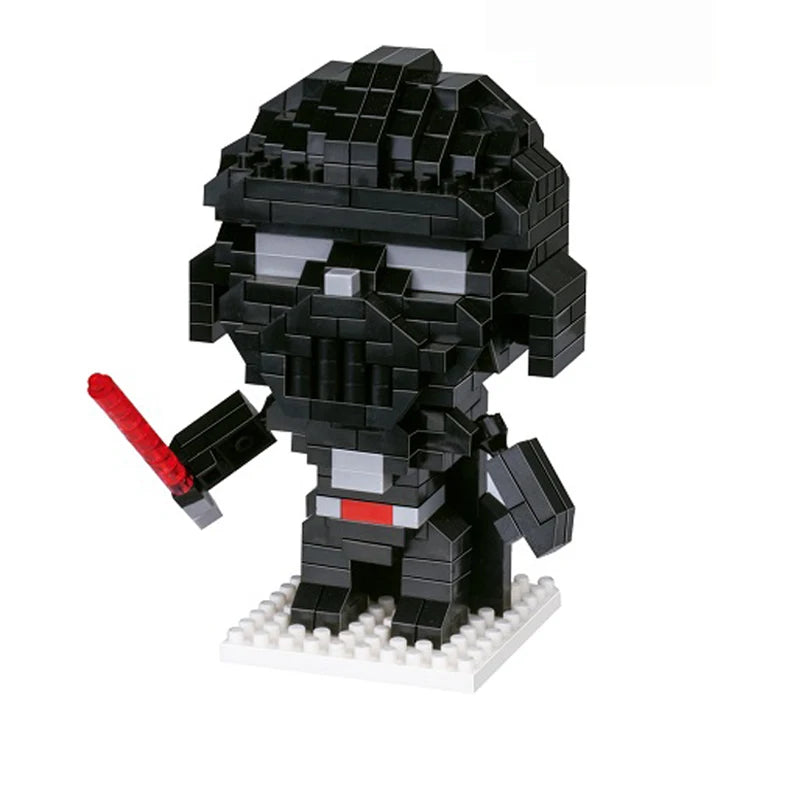 Building Blocks Anime Master Yoda Bricks Cartoon Action Figures Heads Assembly Educational Toys Kid Birthday Gift