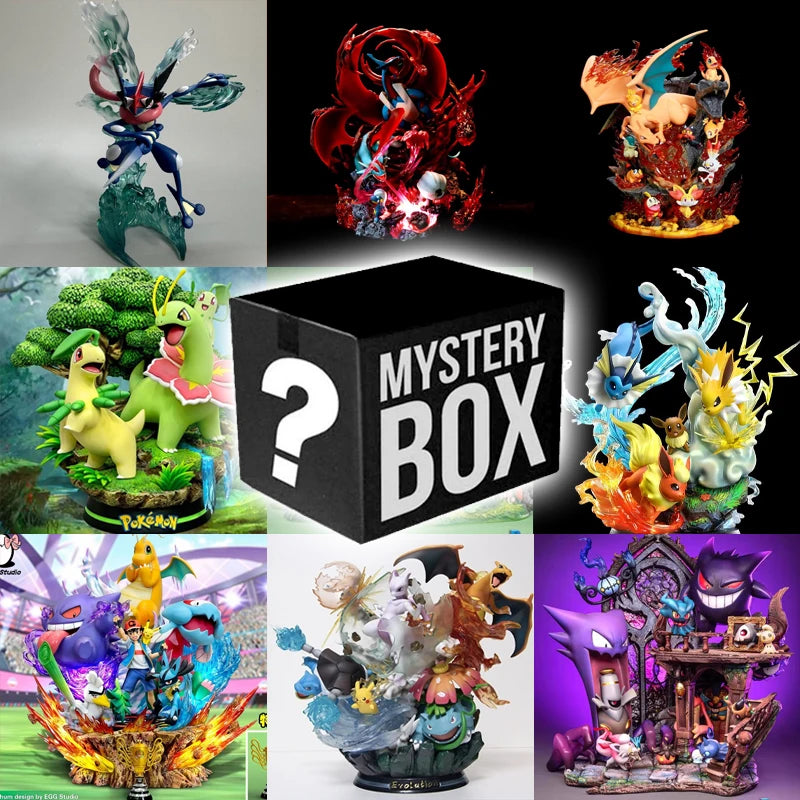 Pokemon Anime Figure Vulpix Scenes Version Figurine Toys PVC Model Collection Dolls surprise box mystery box gift for a child