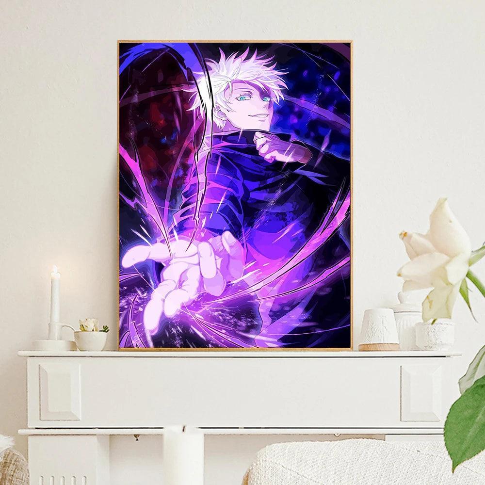 Bring Satoru Gojo's Power to Life with a Dazzling Diamond Painting Kit! - Rexpect Nerd
