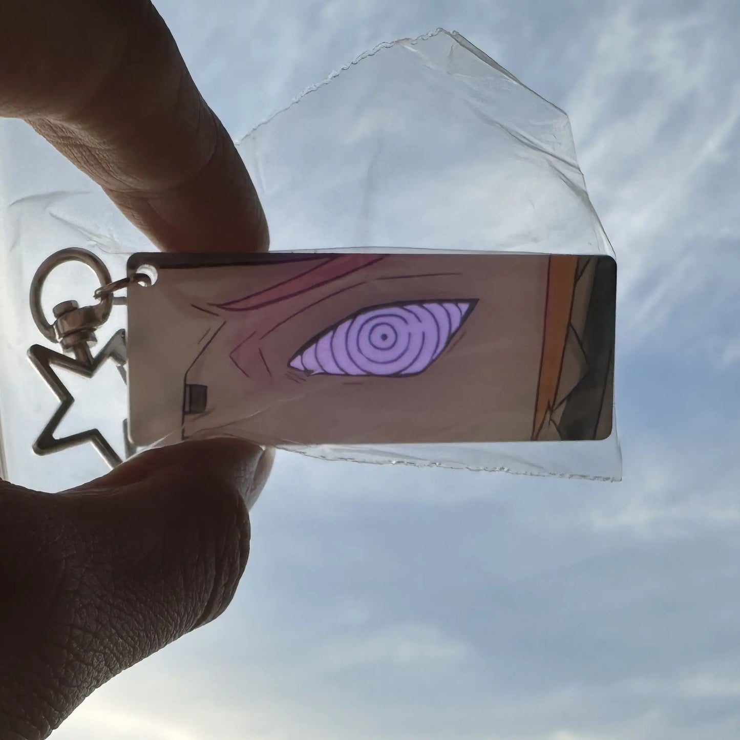 Naruto Uchiha Itachi Acrylic Keychain – Shining Eyes Double-Sided Backpack Pendant