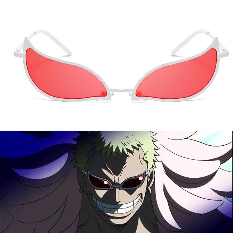 Become the Heavenly Demon: Doflamingo Cosplay Sunglasses 😎🦩 - Rexpect Nerd