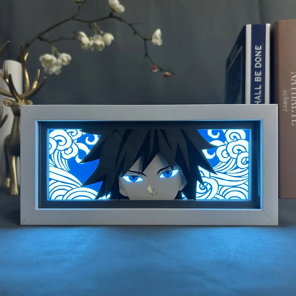 Anime LED Night Light – Haikyuu!!, Blue Lock & Demon Slayer Lamp