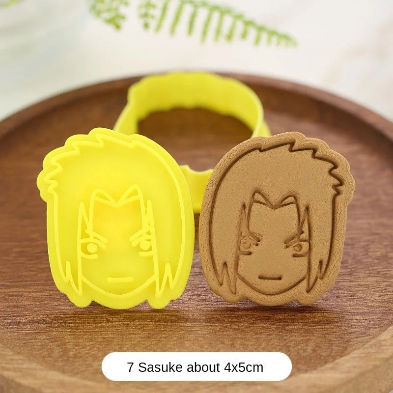 Naruto Cookie Cutter Set | 3D Anime Biscuit & Sandwich Molds for Fun Baking