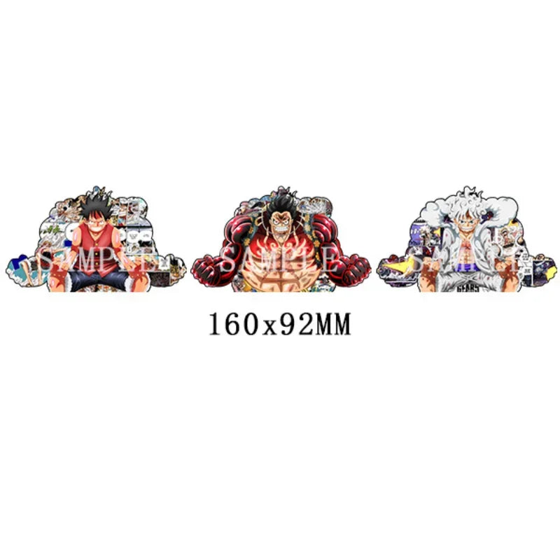 One Piece 3D Transform Sticker - Gear 5 Sun God Nika Luffy for Cars, Laptops & More
