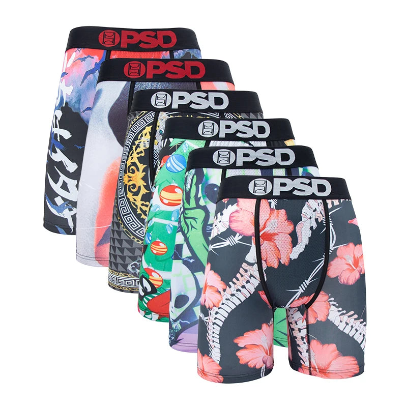 6-Pack Men’s Boxer Briefs – Breathable, Stylish & Comfortable Fit