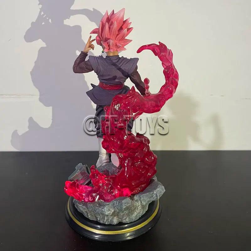 Zamasu & Black Goku Action Figure – Dragon Ball Z PVC Model with Illuminated Base