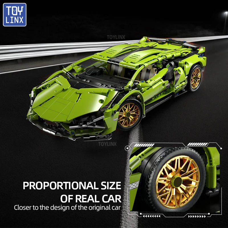ToylinX Racing Car Model – Speedy Technical Building Blocks!