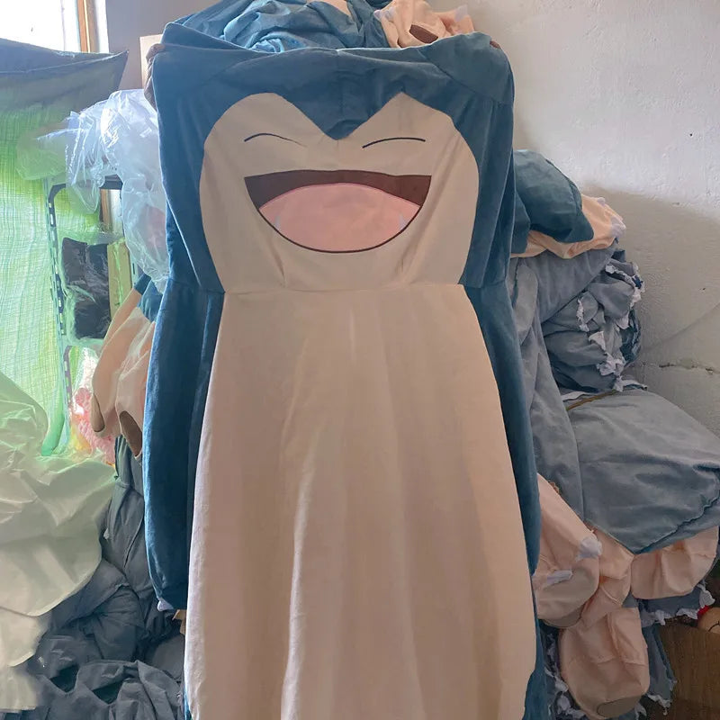 Giant Snorlax Plush Toy Shell - 200/150cm Kawaii Pokémon Pillow (No Filling)