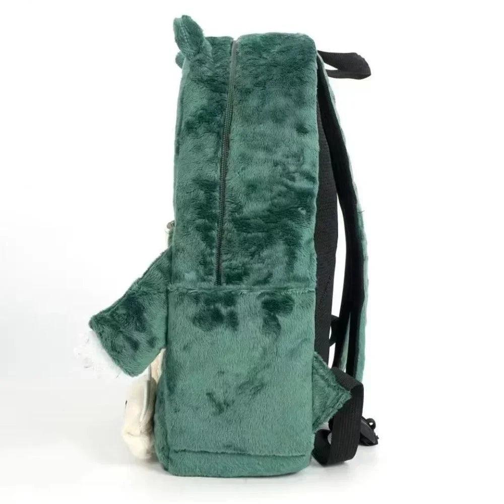 MINISO Pokémon Cappy Beast Plush Backpack – Large Capacity School Bag for Students & Fans