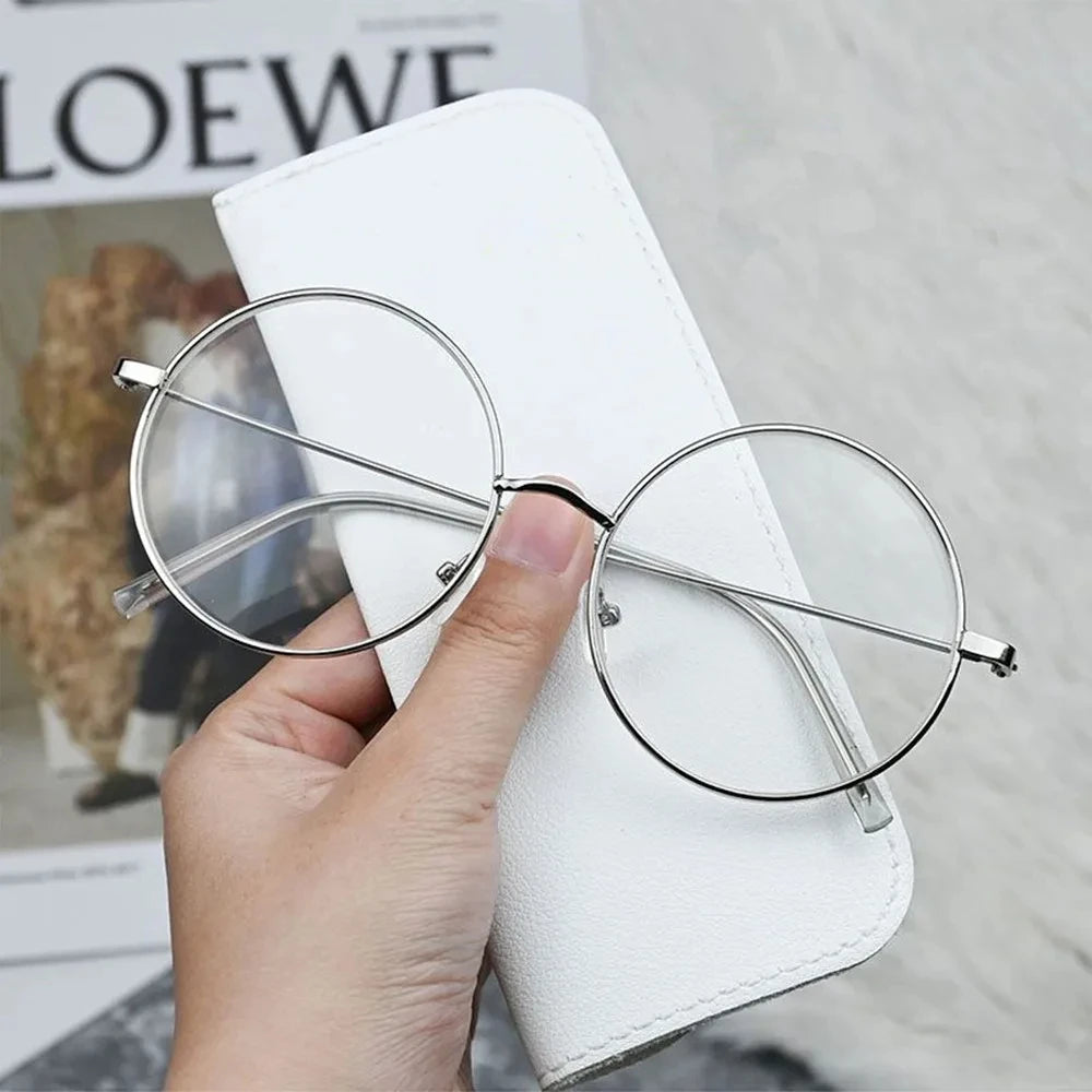 Dandadan Okarun Cosplay Glasses – Round Alloy Eyewear Prop