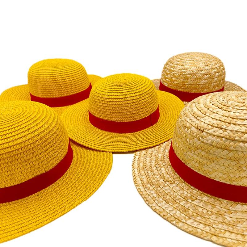 Luffy Straw Hat - Unisex Anime Cosplay Sun Hat for Adults & Kids
