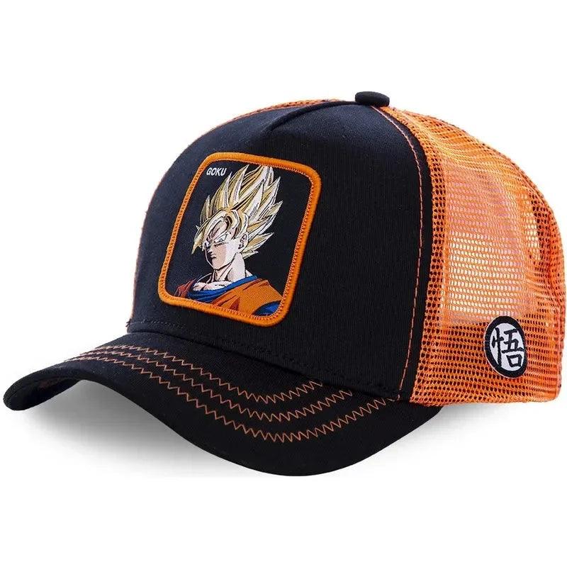 Unleash Your Inner Saiyan! Dragon Ball Z Goku Baseball Cap - Unisex, Adjustable, Perfect for Cosplay, Summer & Everyday