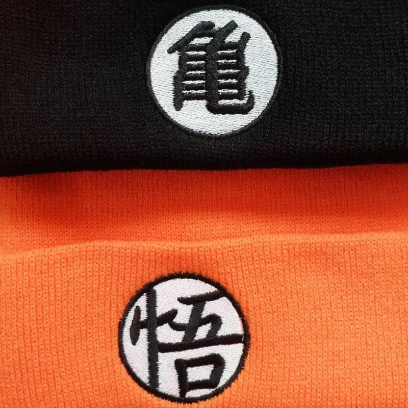 Unleash Your Inner Saiyan! Dragon Ball Z Goku Embroidered Beanie - Warm and Stylish Knit Hat, Perfect for DBZ Fans