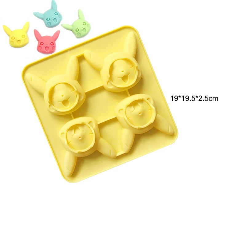 Cartoon Silicone Molds for Baking | Animal Chocolate & Soap Moulds – Stitch, Bear, Duck