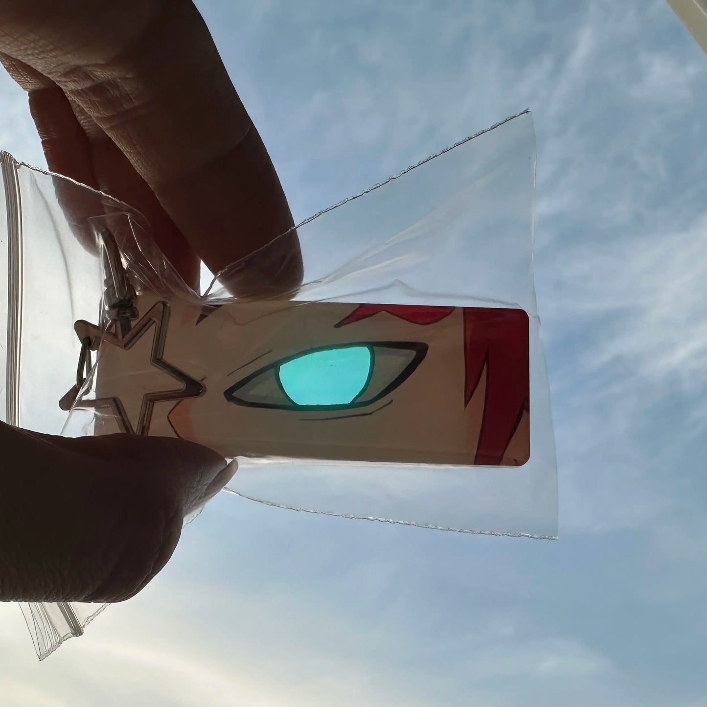 Naruto Uchiha Itachi Acrylic Keychain – Shining Eyes Double-Sided Backpack Pendant