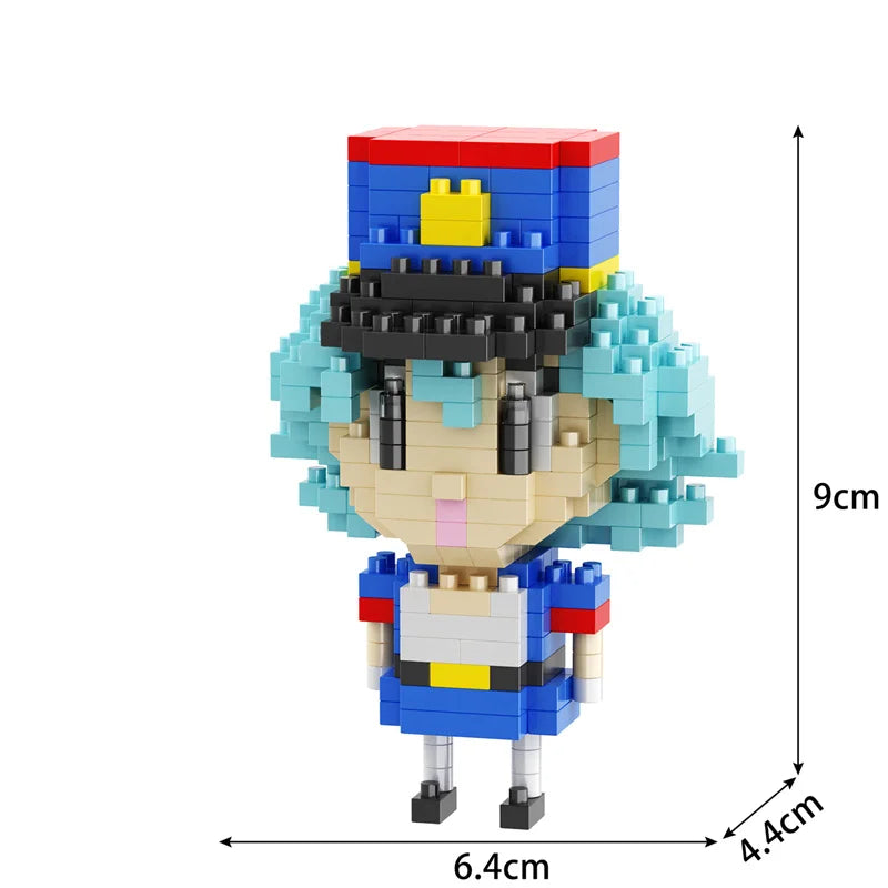 Building Blocks Assembly Anime Picachu Charizard Doll Blastoise Bulbasaur Gengar Bricks Figures Toy for Kid Gift