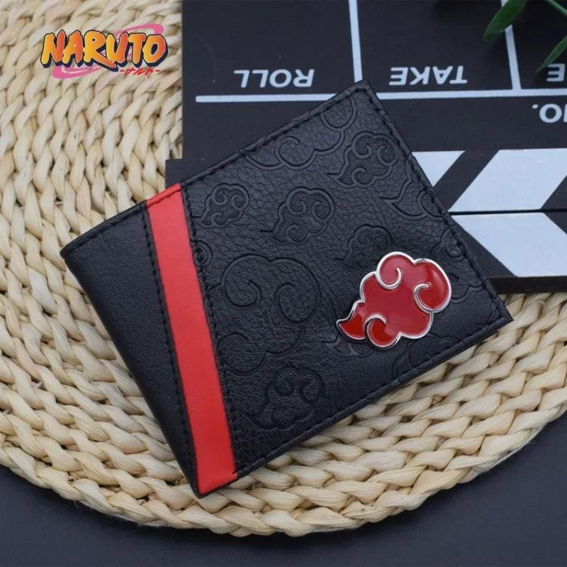Naruto Anime Wallet – Uzumaki Naruto & Uchiha Sasuke Foldable Card Holder for Fans