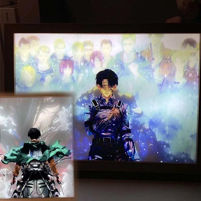 Unleash the Power of the Titans with an Attack on Titan 3D LED Night Light! - Rexpect Nerd