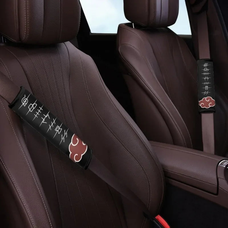 Naruto Car Seat Belt Covers - Soft Anime Shoulder Pads for Men & Women