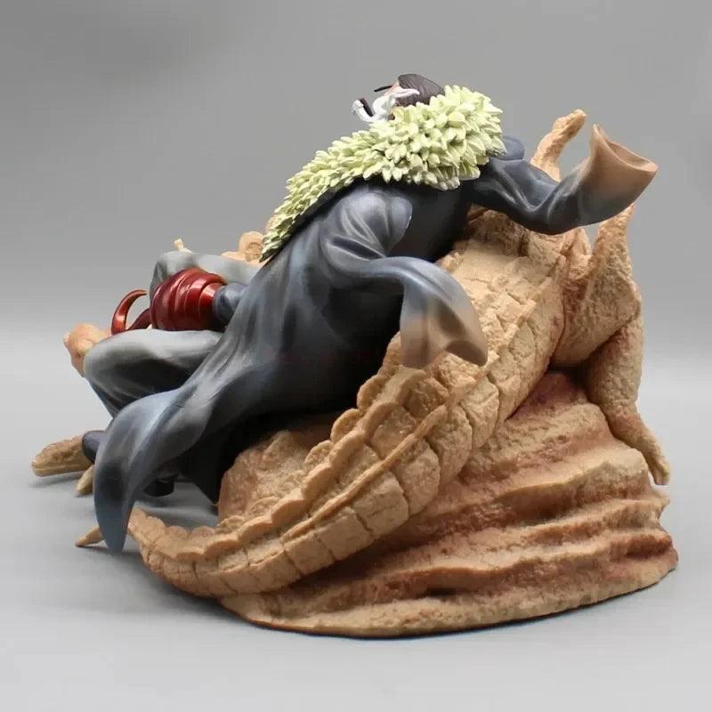 One Piece Crocodile Shichibukai Anime Figure – Sitting Posture GK Model Toy for Collectors