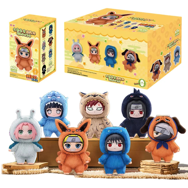 Original Eaki Naruto Blind box In Stock Naruto Shippuden Party Doll Blind Box Toys Cute Pendant Toys Kid Birthday Gifts