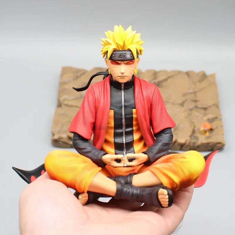 Uzumaki Naruto Anime Figure - 16cm Action Figurine in Meditation Pose - Collectible Statue