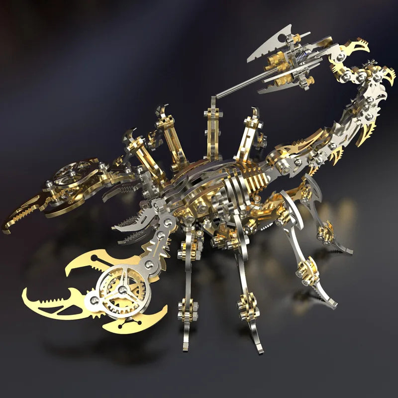 New DIY Scorpion Demon Toy Metal Assembly Model Puzzle 3D Stereoscopic Creative Handmade Mobile Birthday Gift Handmade Styling