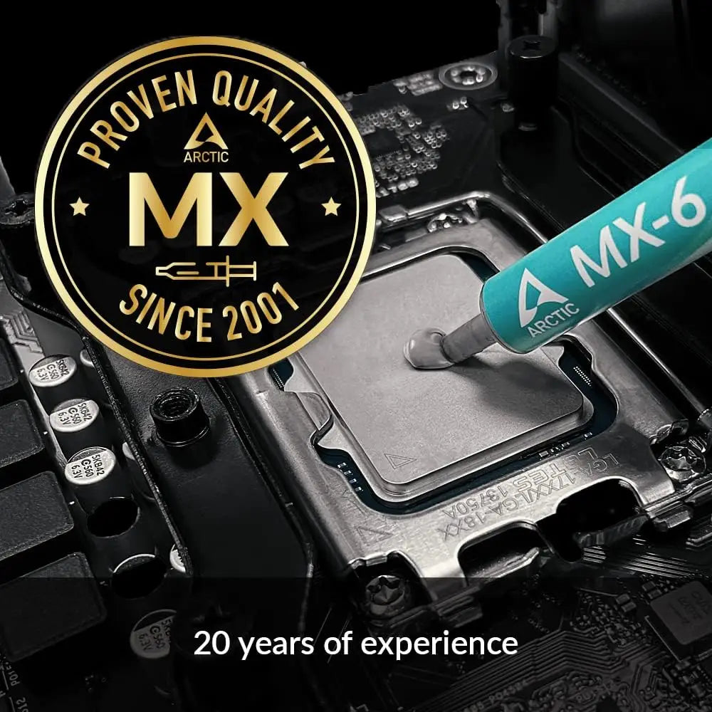 ARCTIC MX-6 (2g/4g/8g) Ultimate Performance Thermal Paste for CPU, Graphics Cards, laptops, Very high Thermal Conductivity