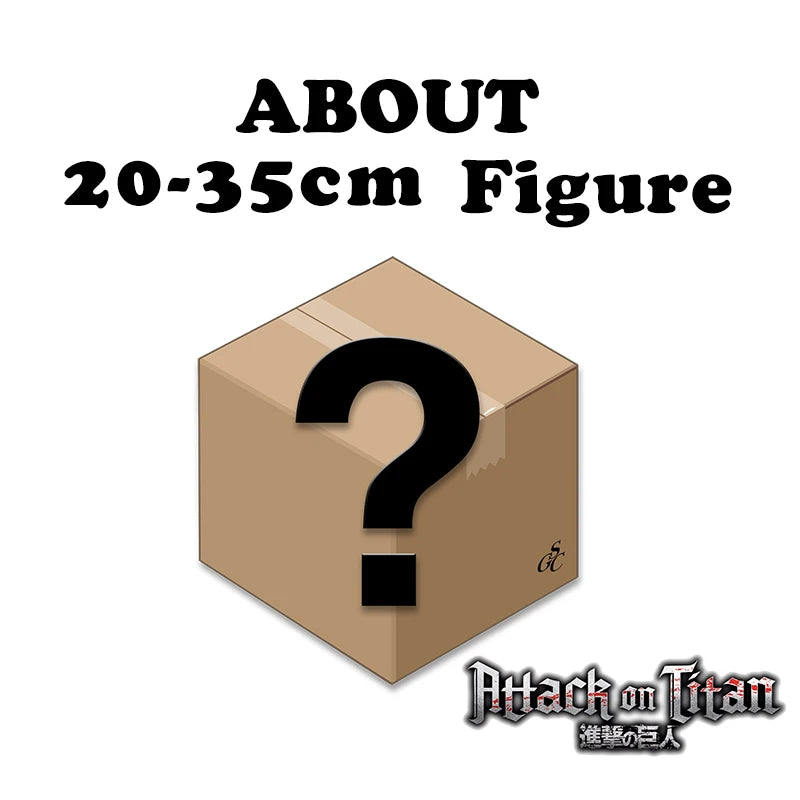 Attack on Titan Figure Anime Blind Box Mystery Box Yeager Eren Ackerman Mikasa Levi Figurines Surprise Box Desktop Decorations