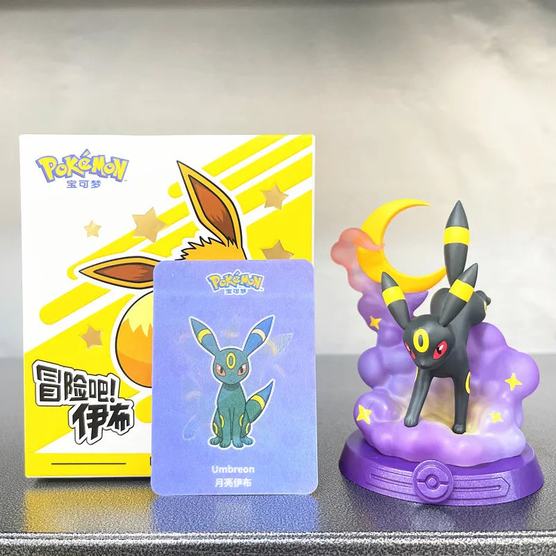 9-Style Pokémon Eeveelution Figures - Espeon, Sylveon, Umbreon & More Collectible Models