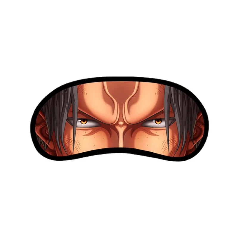 One Piece Blackout Sleep Mask - Luffy, Zoro, Chopper & Ace Design